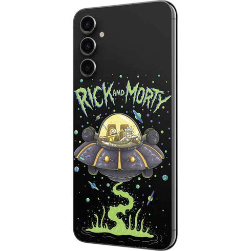Adult Swim Rick and Morty Spaceship Galaxy A14 5G Skin